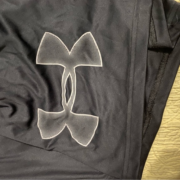 Under Armour Heatgear Mens Basketball Shorts Black Size XL Loose Fit - Picture 2 of 4